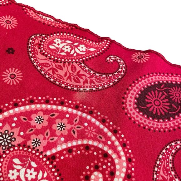 Vera Bradley Mesa Red Set 6 Quilted Placemats and 9 Napkins Paisley Print - Picture 6 of 10